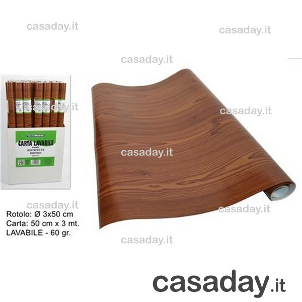 CARTA PER CASSETTI LAVABILE MT 3X0,5 